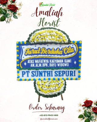 Papan Bunga Duka di Temon Kulon