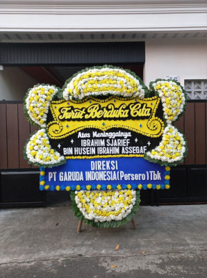 Papan Bunga Duka di Temon Kulon