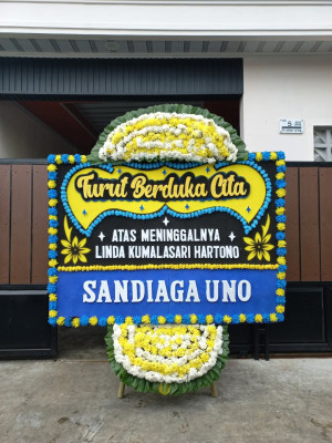 Papan Bunga Duka di Temon Kulon